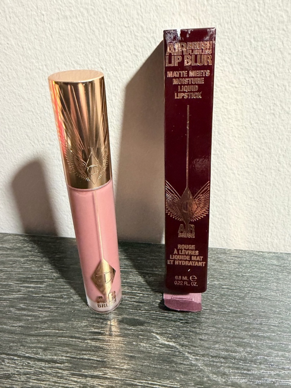 Charlotte Tilbury Airbrush Flawless Lip Blur Liquid Lipstick - Pillow Talk